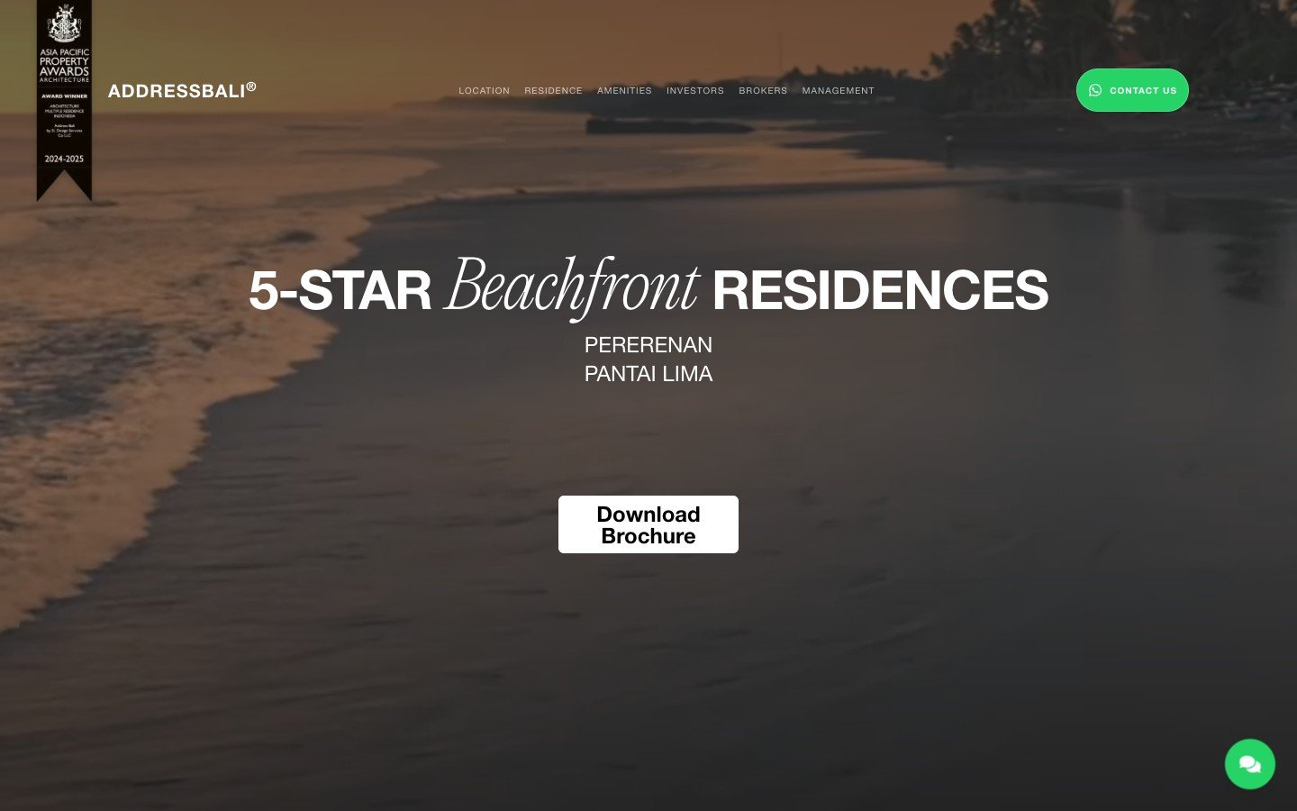 Address Bali website designed by Digital Movement