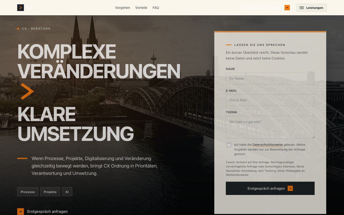 CX-Experts website designed by Digital Movement
